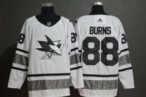 San Jose Sharks Trikot Brent Burns Weiß 2019 NHL All Star